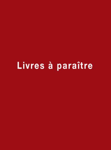 Livres à paraître